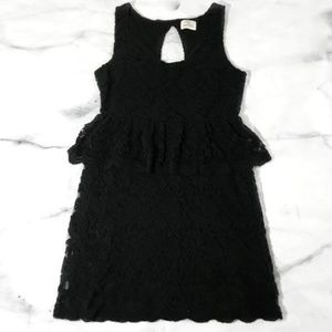 Pins & Needles Urban Outfitters Lace Peplum Dress